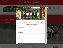 Tablet Screenshot of northcountrysupply.com